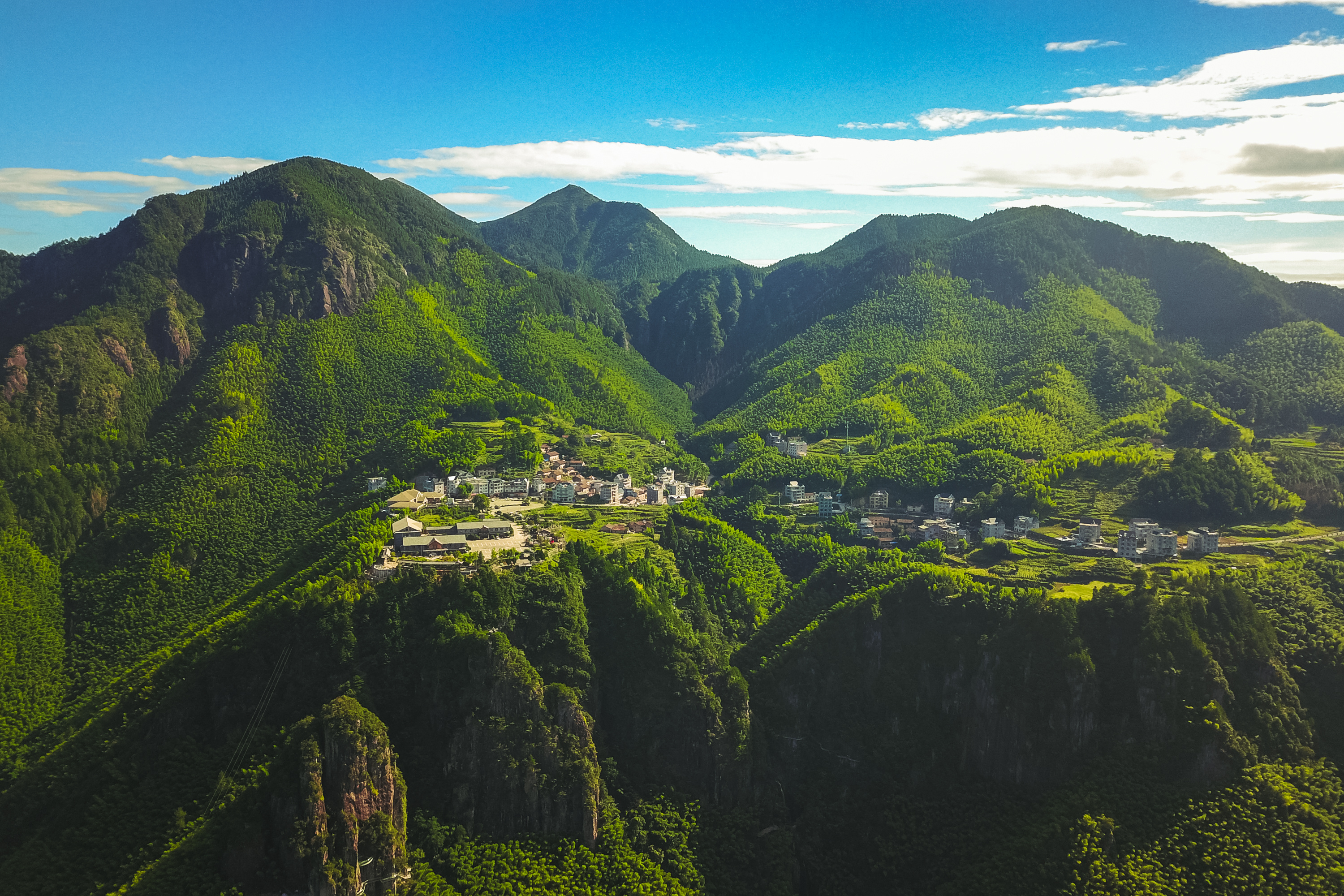 浙江遂昌梯田航拍风光摄影