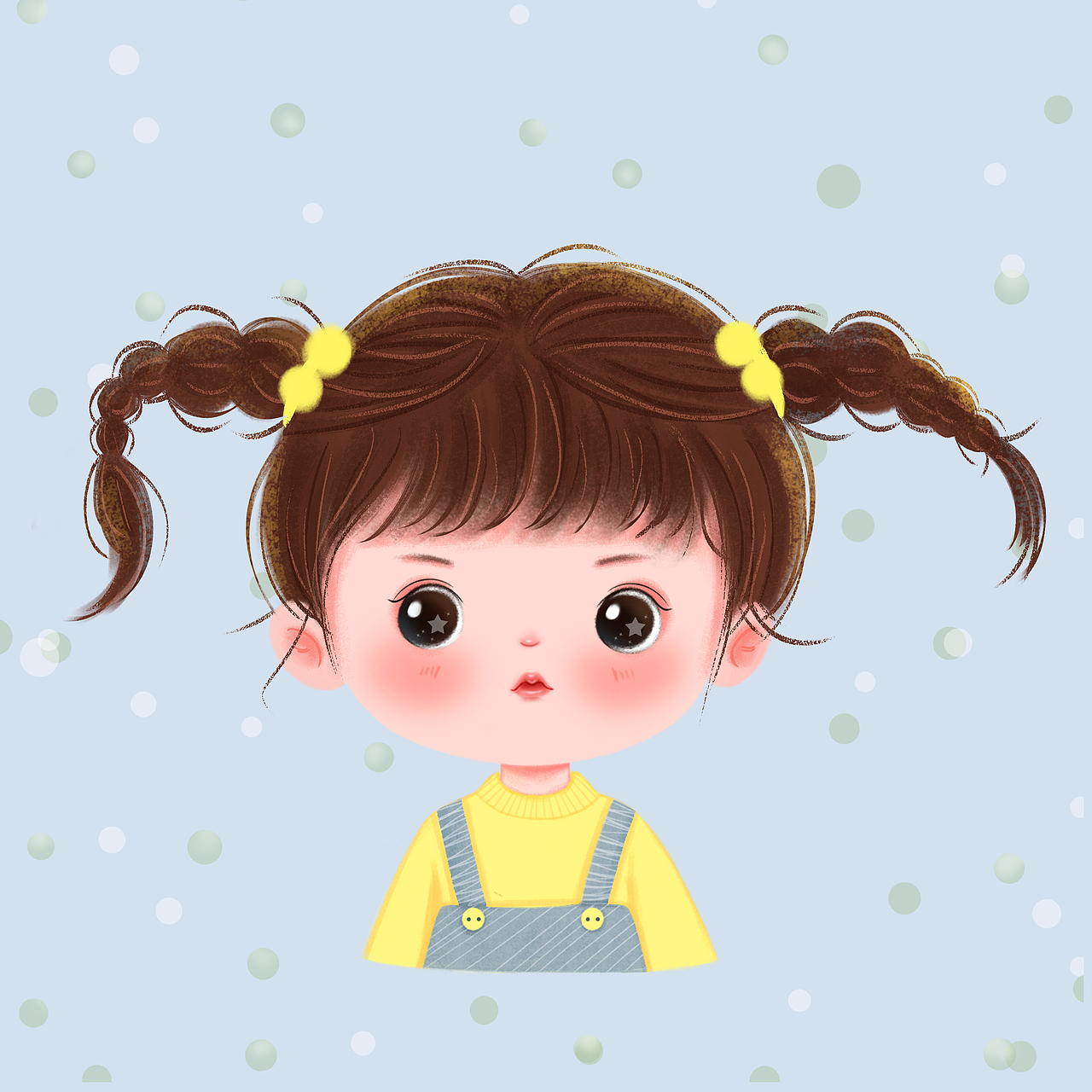 卡通小人物头像（图ZMjcwOTMxMjYw） - 儿童插画 - 站酷设计师芯子菇凉原创素材 - 站酷ZCOOL