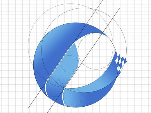 VIS蓝色科技LOGO