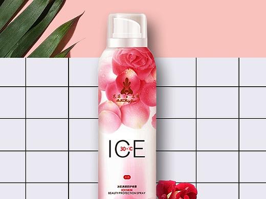 防晒喷雾海报