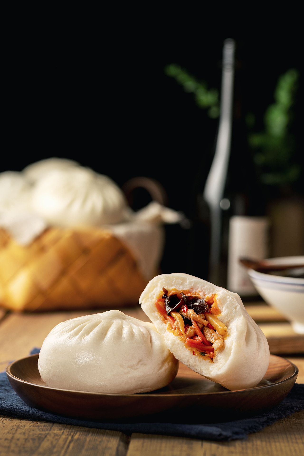 包子好吃,但不好拍