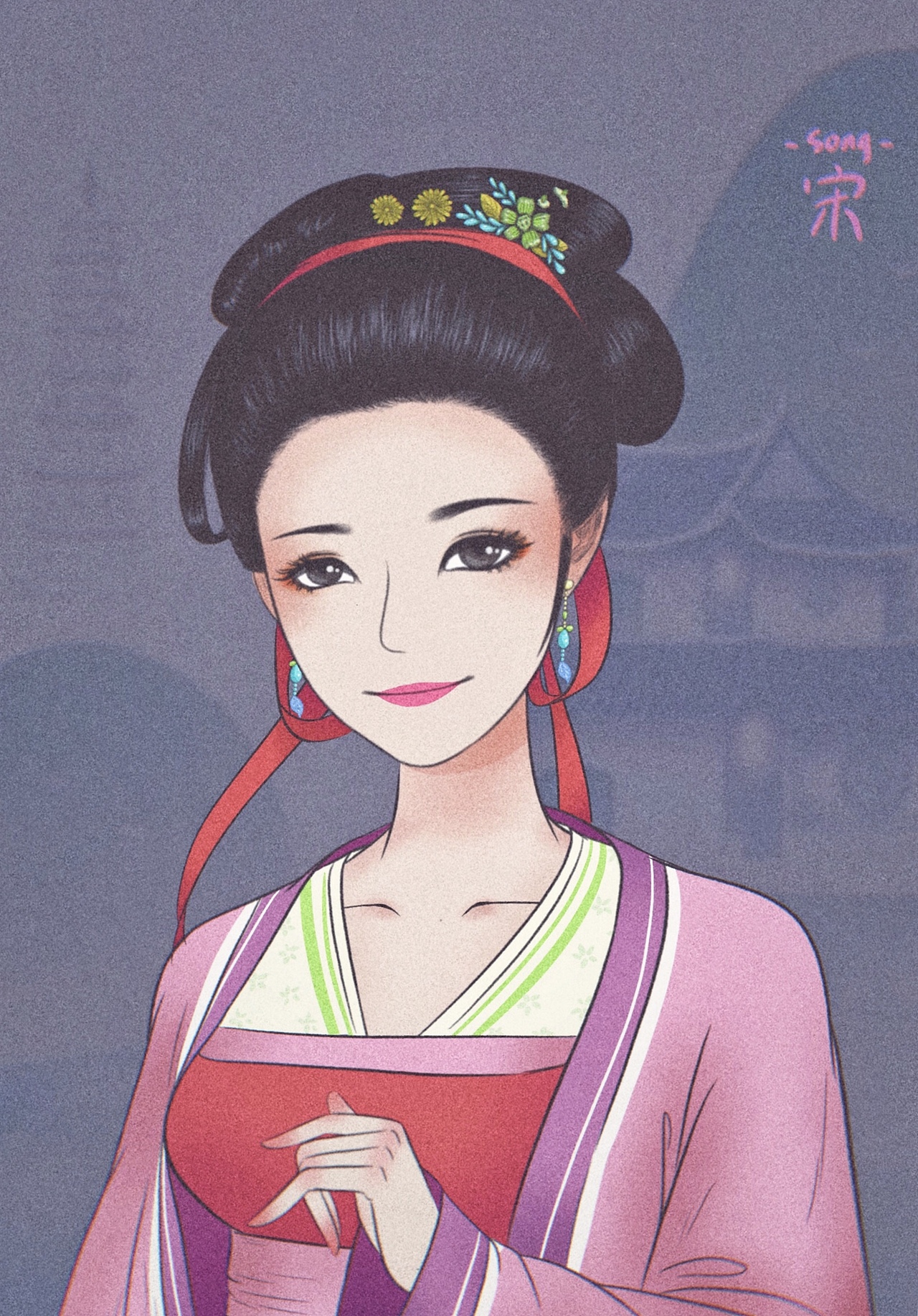 古风插画人像（图ZMjUzNzg2NDM2） - 商业插画 - 站酷设计师请叫我赵大奔原创素材 - 站酷ZCOOL