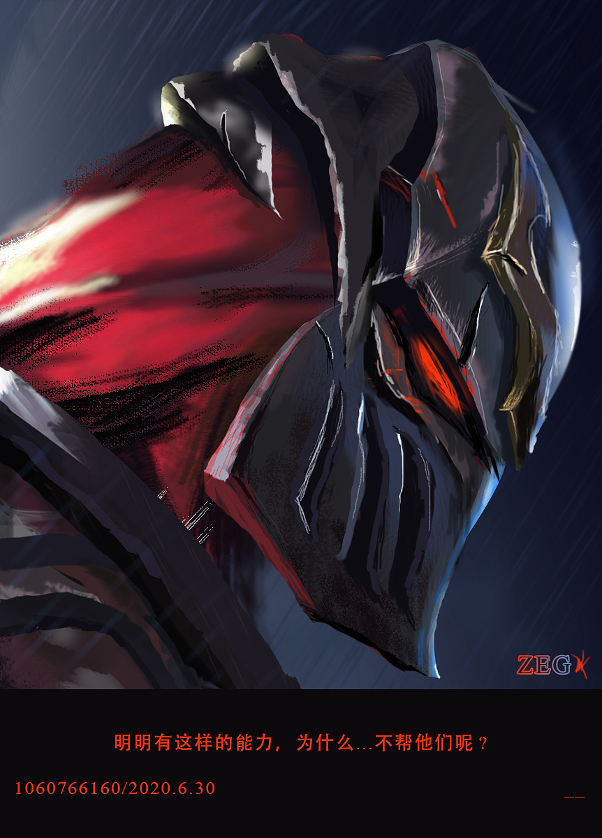 英雄联盟lol劫zed插画艺术设计