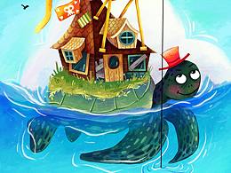 近期的一些儿童插画作品
