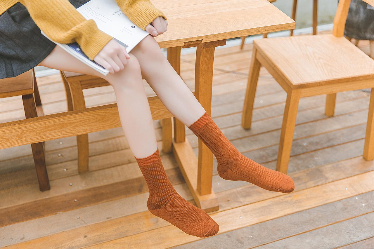 2018秋冬日系堆堆袜女袜羊毛袜