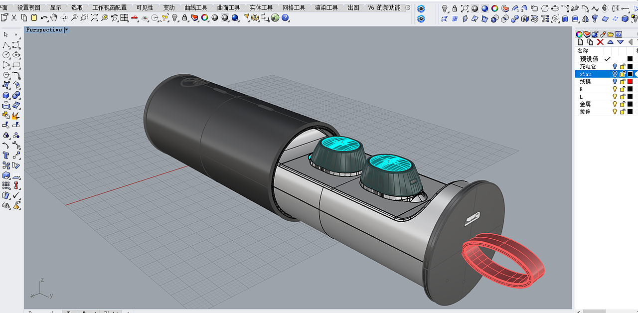 蓝牙耳机建模渲染（图ZMTMwMTE5MzQw） - 电子产品 - 站酷设计师郑先生2020原创素材 - 站酷ZCOOL