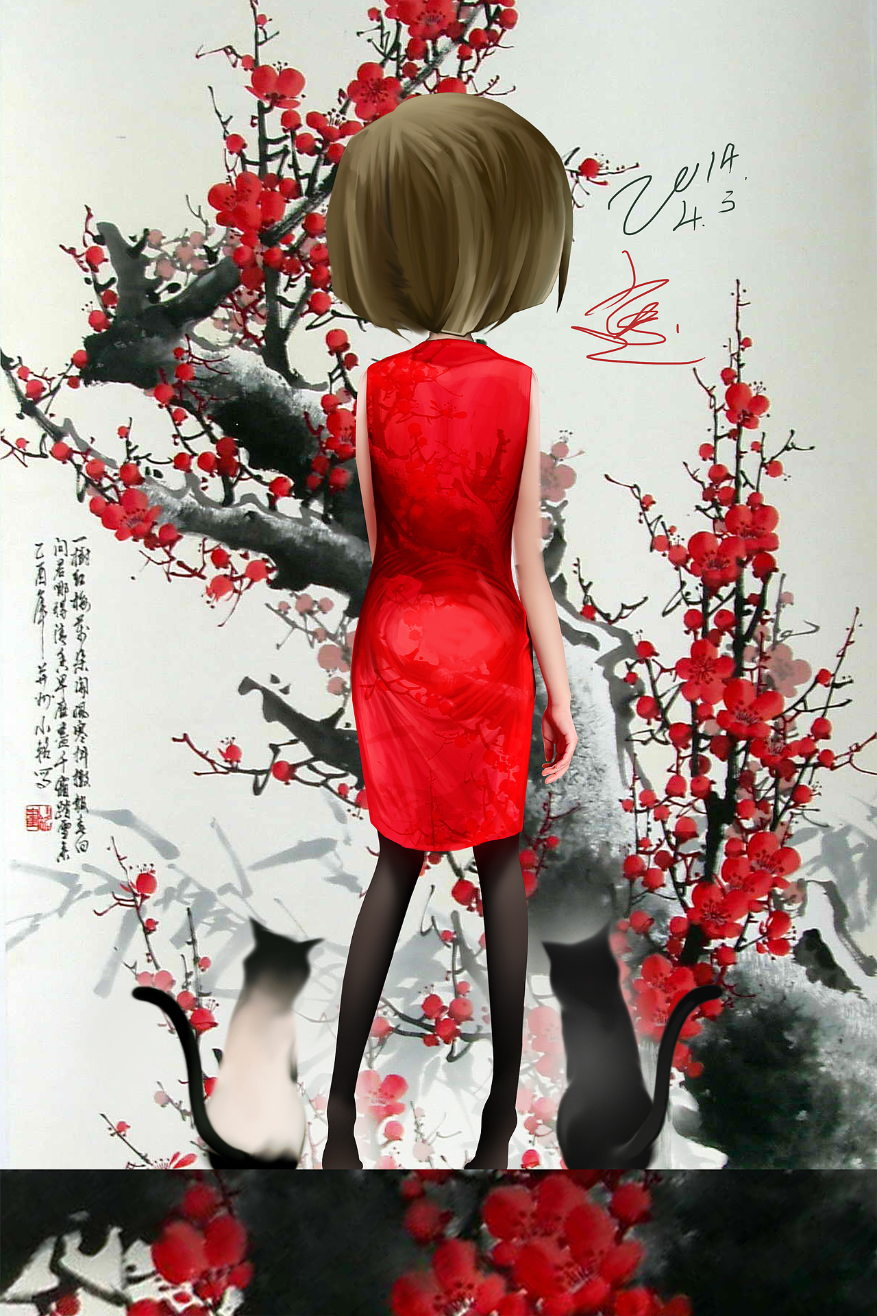 《2010~2018——猫行意》（图ZMTQyOTI3Njk2） - 创作习作 - 站酷设计师尘微丶熏神染骨原创素材 - 站酷ZCOOL