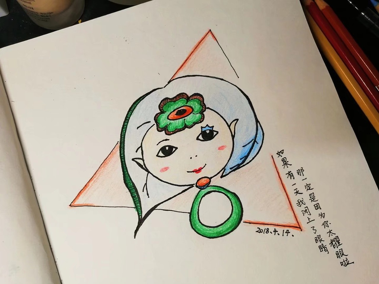 戒指姑娘手绘系列插画（2）（图ZMTMwMTQxNTE2） - 创作习作 - 站酷设计师别相识原创素材 - 站酷ZCOOL