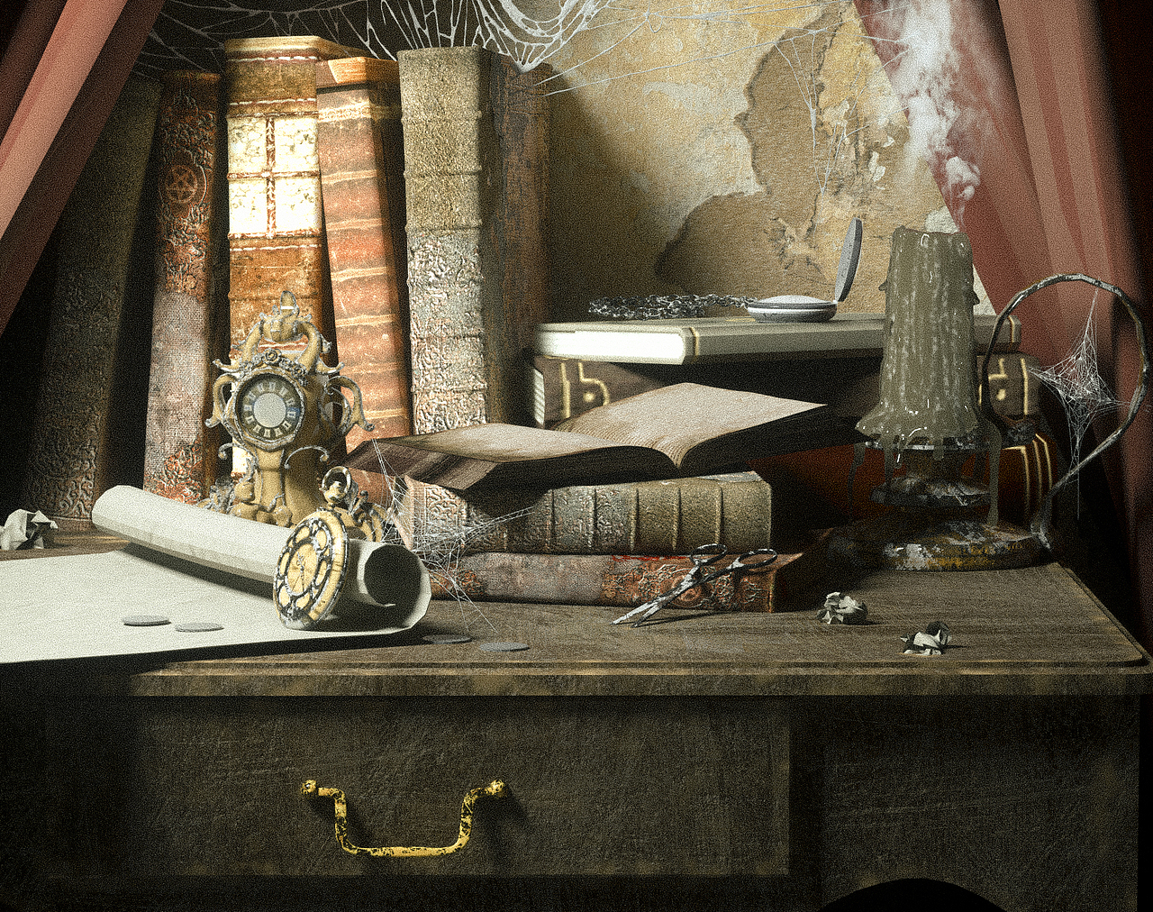 oc渲染練習(xí)（圖ZMjI4Njk5MTQw） - 場景 - 站酷設(shè)計(jì)師akakating原創(chuàng)素材 - 站酷ZCOOL