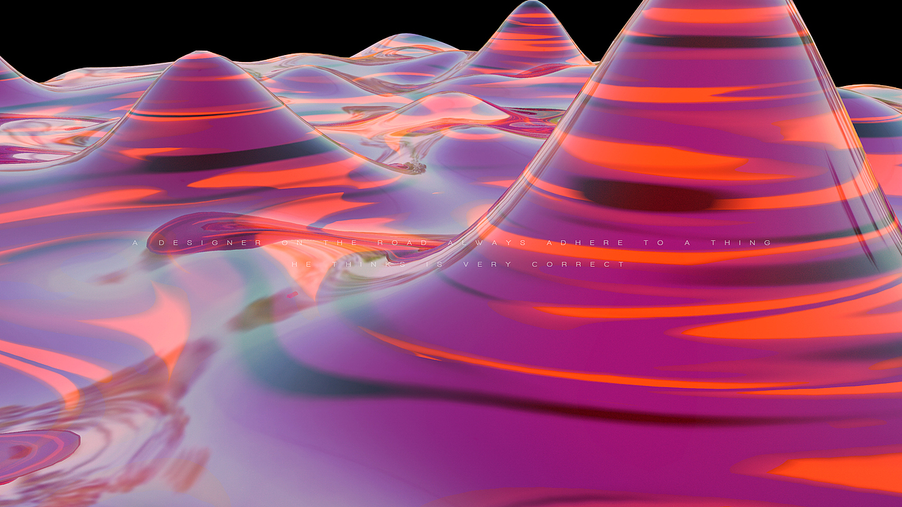 抽象地形临摹学习（图ZNjI0MzY2MTI=） - 场景 - 站酷设计师不做发抖的小喵喵原创素材 - 站酷ZCOOL