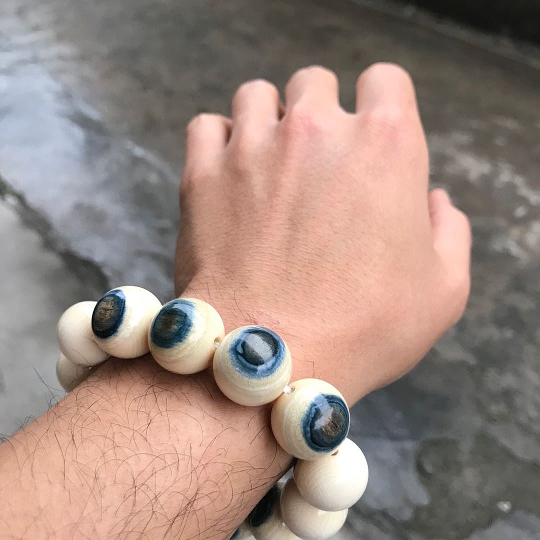 猛犸象牙18mm蓝皮蓝眼睛手串手链（图ZMjAxNzQ2NDA4） - 工艺品设计 - 站酷设计师薇信mengma0756原创素材 - 站酷ZCOOL
