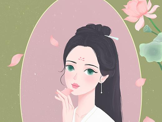 化妆品包装插画