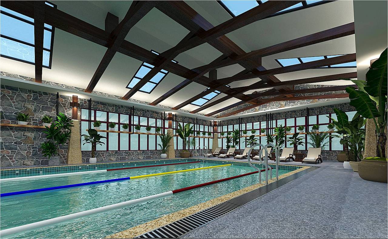 天和温泉酒店游泳池