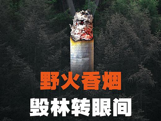 森林防火海报