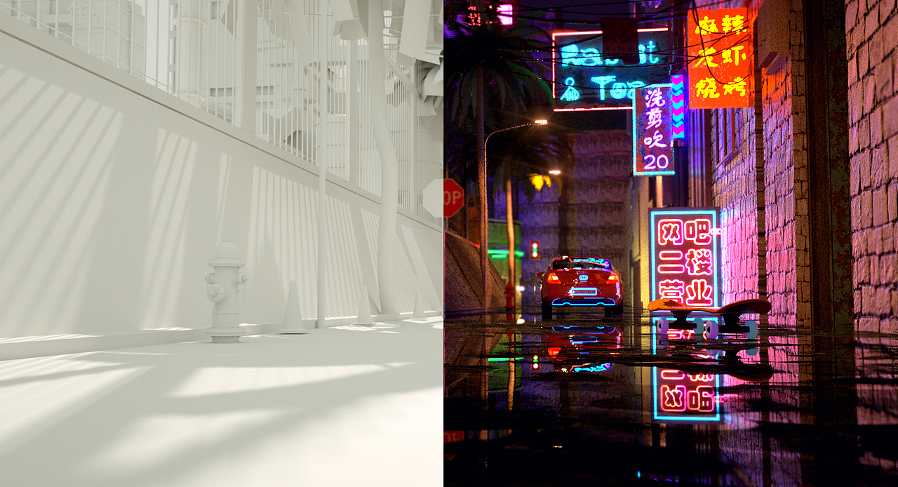 街头小巷（图ZMTg0MjExODk2） - 动画/影视 - 站酷设计师elephanting原创素材 - 站酷ZCOOL