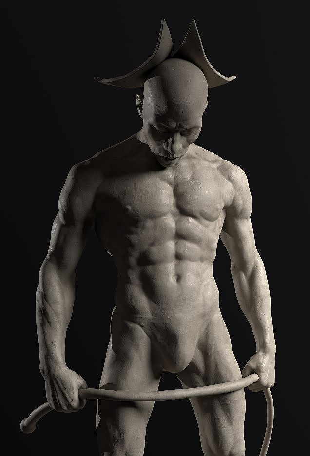 【ZB雕塑练习】人体雕塑