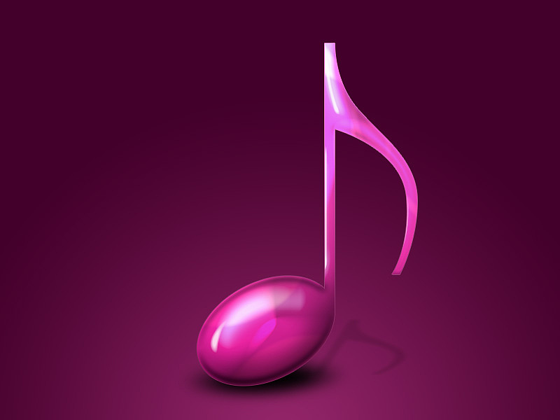 4枚拟物化音乐图标