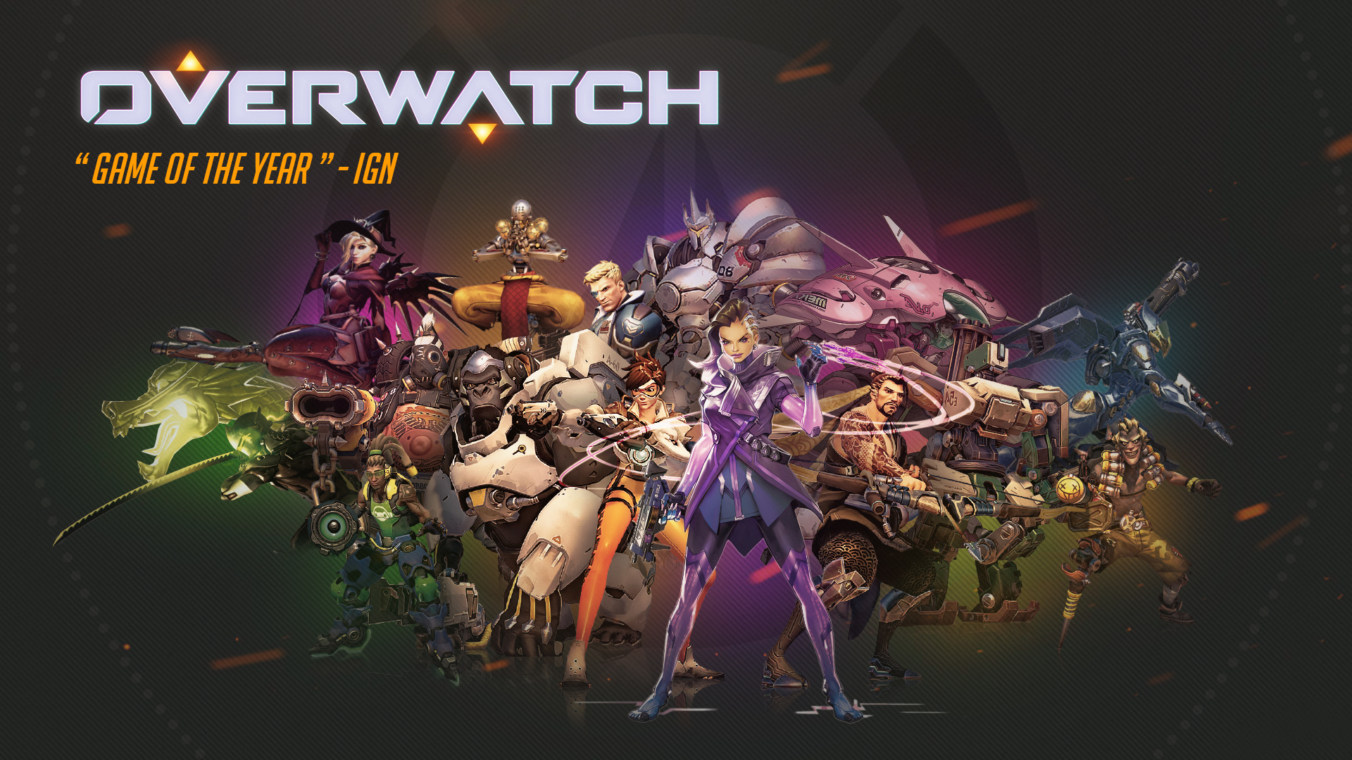 《守望先锋》年度游戏专题页面设计