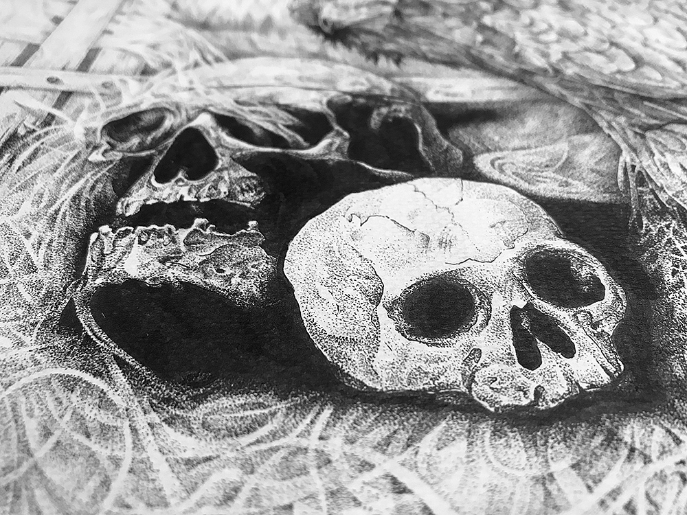 点画——西藏（图ZMTQyMDk4MjM2） - 绘画 - 站酷设计师烟痛原创素材 - 站酷ZCOOL