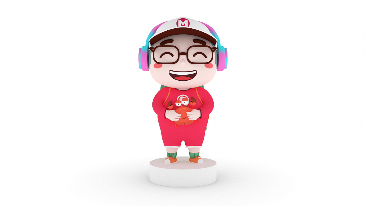 萌胖子形象公仔