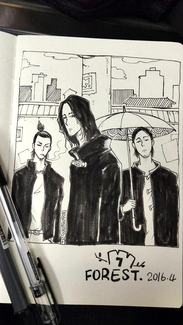 去年去杭州动车上的涂鸦