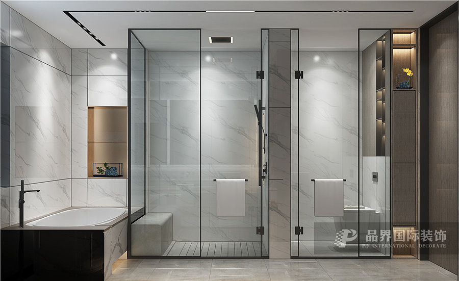 金领九如意330平叠墅现代风格装修效果图·轻奢引领品质