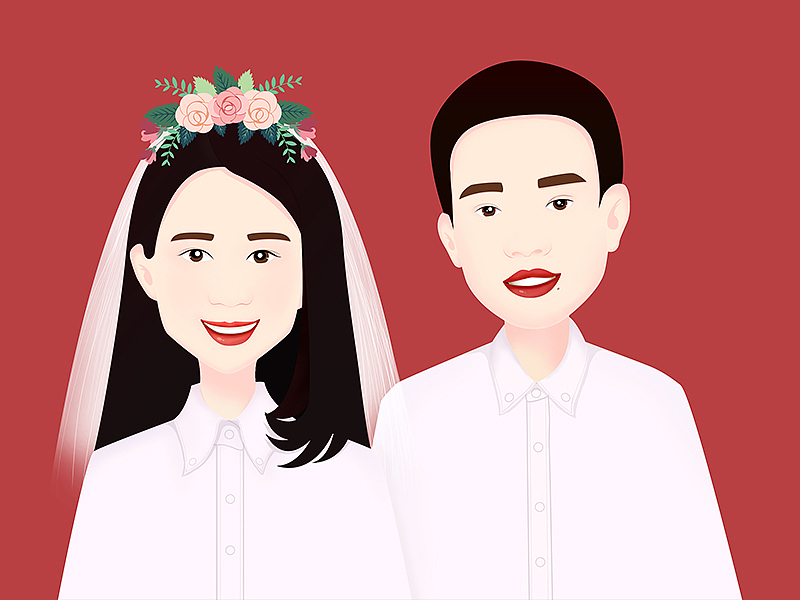 结婚照（图ZOTk2Mjk1NzI=） - 创作习作 - 站酷设计师1103hei原创素材 - 站酷ZCOOL