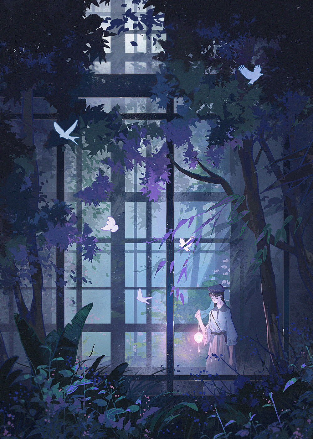 一隅静谧系列插画（图ZMjMwNTQzNzY0） - 创作习作 - 站酷设计师MORNCOLOUR原创素材 - 站酷ZCOOL