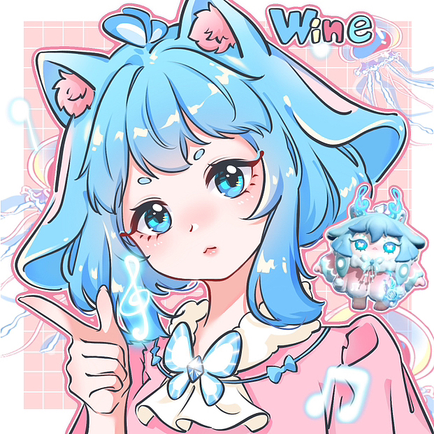 蛋仔派对头像🥰（图ZMzM4NTI2NTk2） - 创作习作 - 站酷设计师Wine有酒原创素材 - 站酷ZCOOL