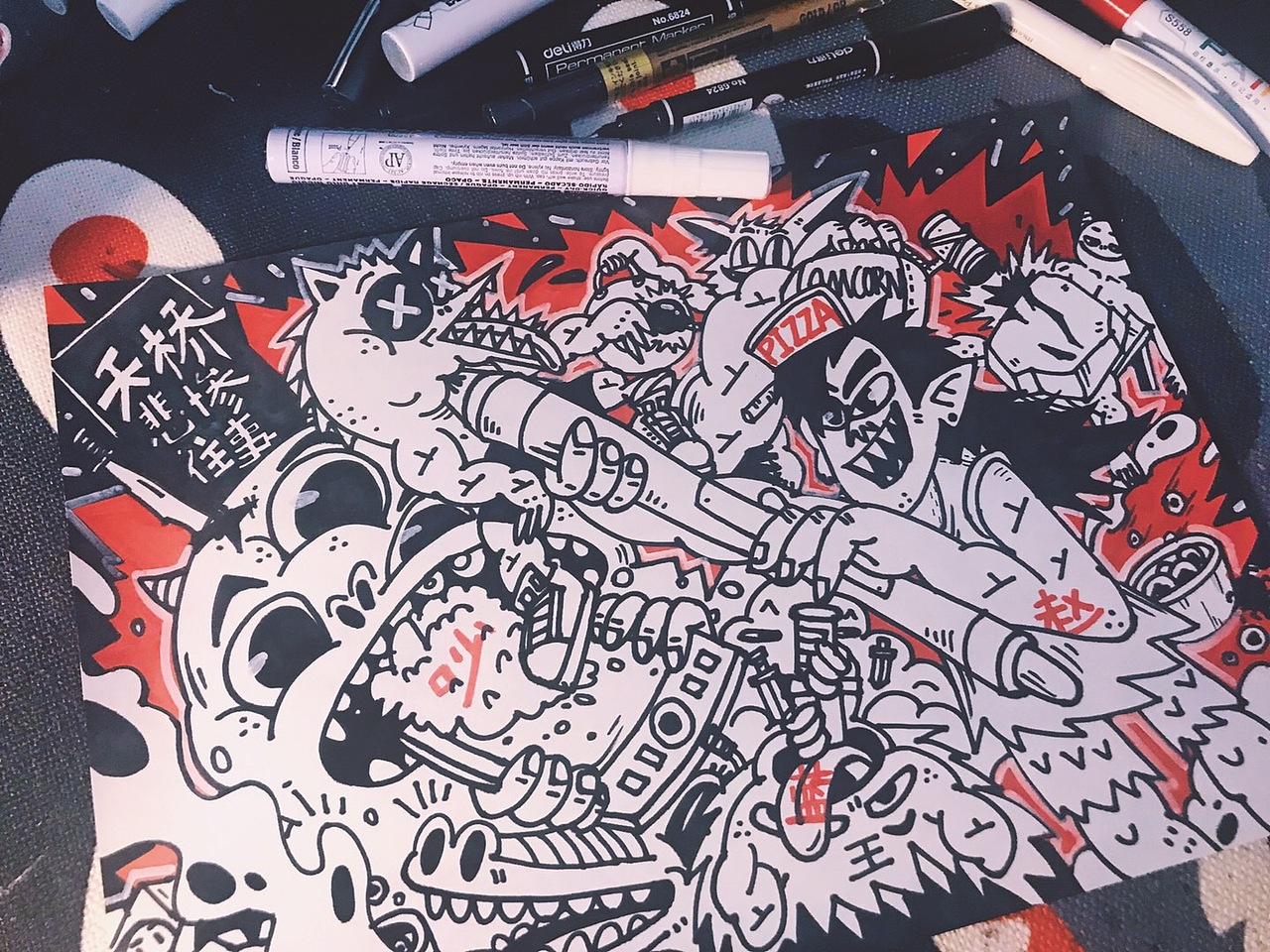 抓住夏天的尾巴燥起来！（图ZMTcxMzk5MTg0） - 商业插画 - 站酷设计师披萨边儿原创素材 - 站酷ZCOOL