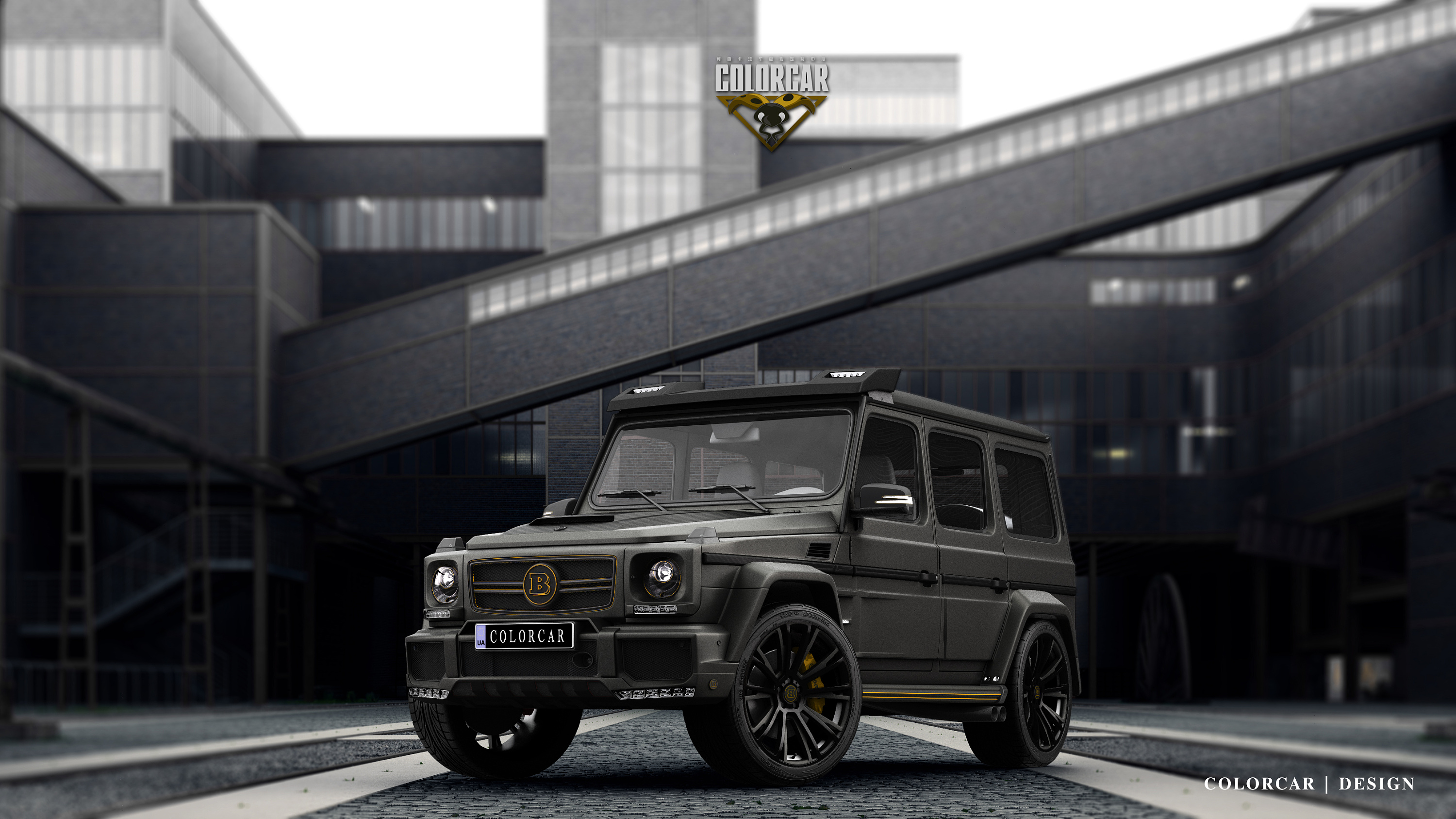 g500 巴博斯金属钛灰 设计落地,施工及完成