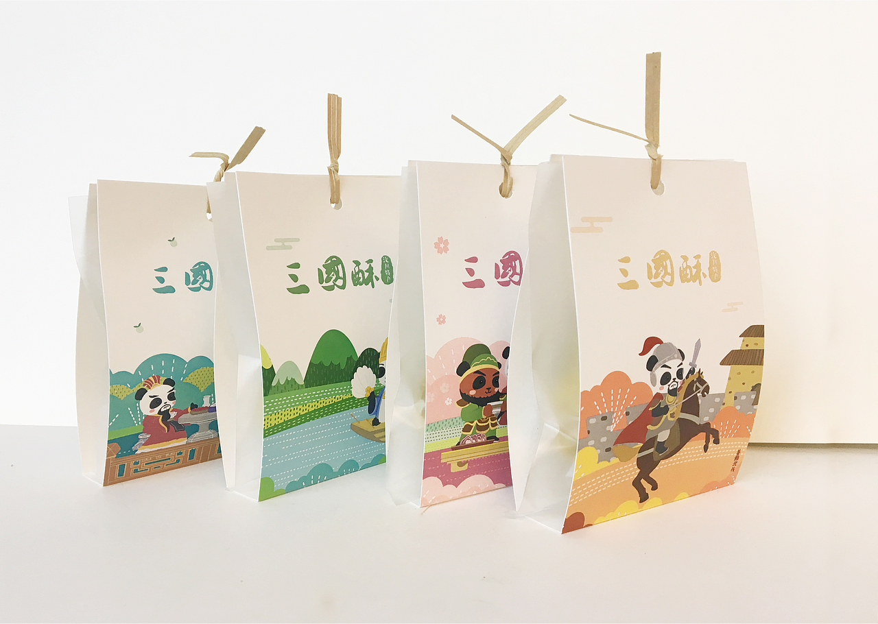 三國酥包裝設(shè)計（圖ZMjA5ODg3MDA0） - 包裝 - 站酷設(shè)計師番茄gogo原創(chuàng)素材 - 站酷ZCOOL