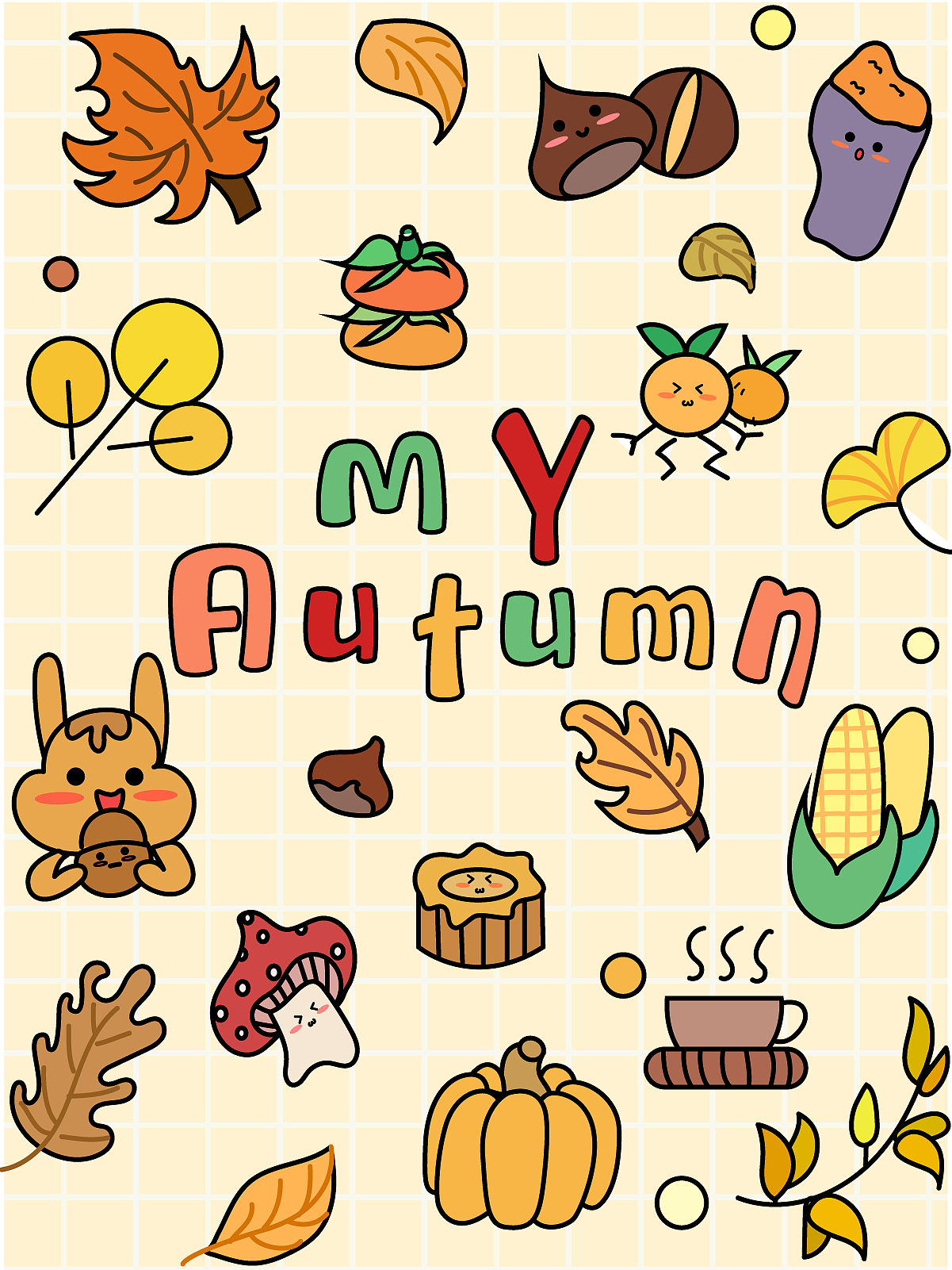 插画小贴纸（图ZMjU2MTUwMTcy） - 儿童插画 - 站酷设计师艺籽er原创素材 - 站酷ZCOOL