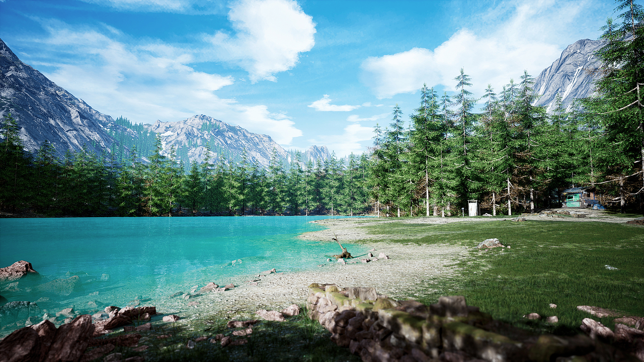 【UE4 | 虚幻引擎】2021年上半年做的几张场景练习（图ZMjc0Njc1ODI4） - 场景 - 站酷设计师波尔蒂略233原创素材 - 站酷ZCOOL