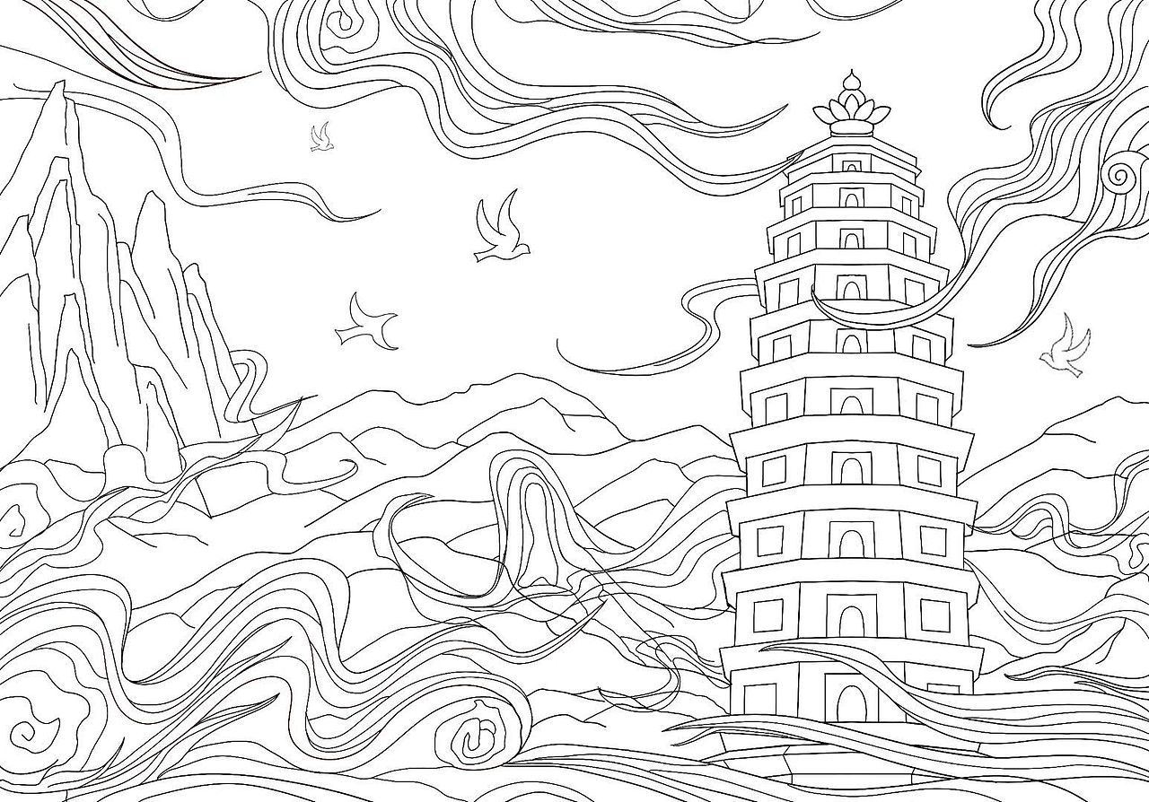 开元寺塔（图ZMjA2ODkzNDEy） - 宣传物料 - 站酷设计师大头DaTouer原创素材 - 站酷ZCOOL