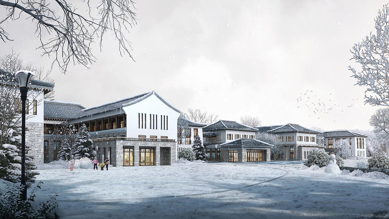 【2019】建筑景观效果图合集（图ZMTk1NjYzMDE2） - 建筑/空间 - 站酷设计师九三丶原创素材 - 站酷ZCOOL