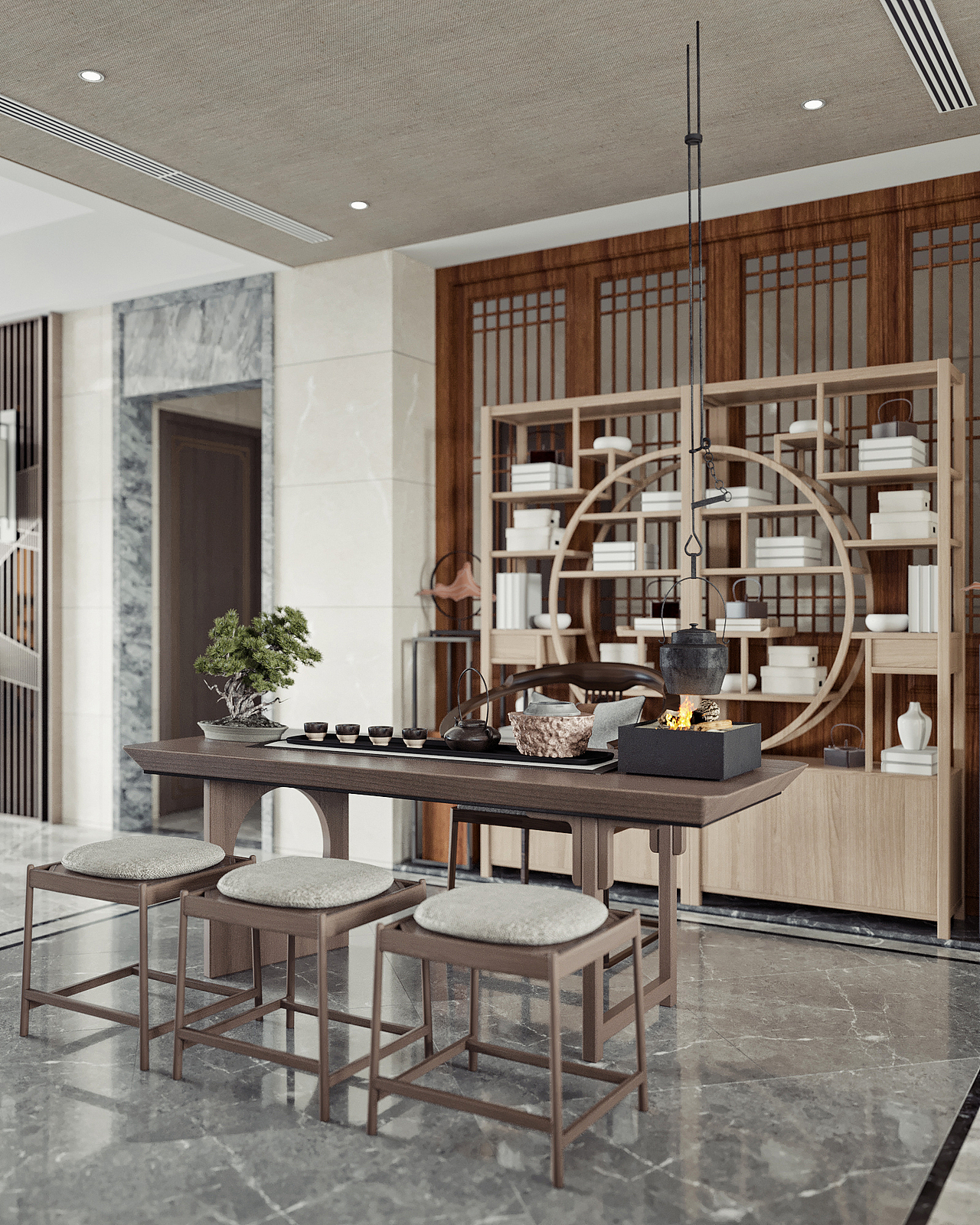 中式轻奢住宅（图ZMjQyMTM0NDMy） - 家装设计 - 站酷设计师KentonWong原创素材 - 站酷ZCOOL