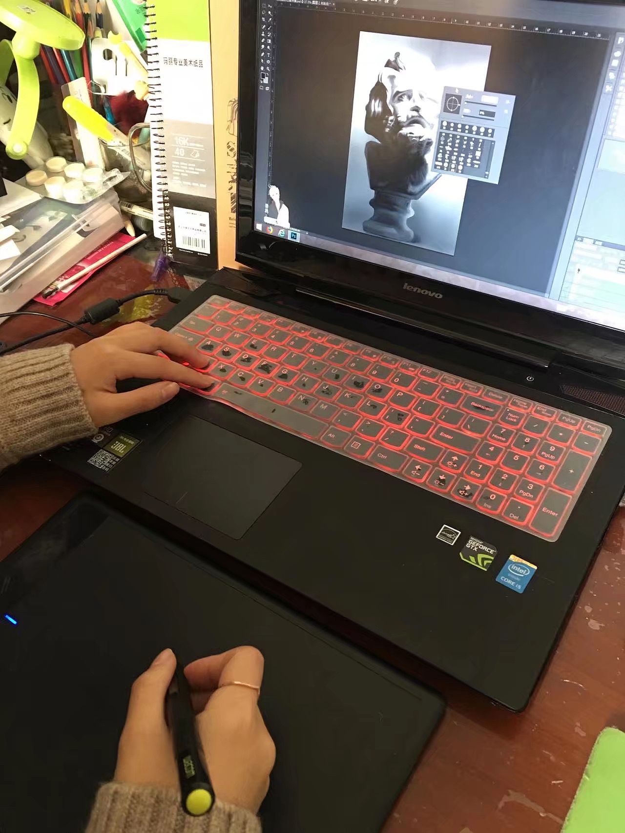 超写实厚涂石膏人头像-马赛（图ZMTA1MzQ0NjI4） - 商业插画 - 站酷设计师Kibokk原创素材 - 站酷ZCOOL