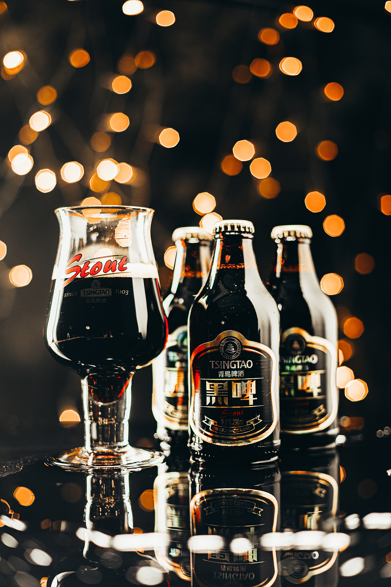 青岛啤酒 酒瓶 酒水 | bin × 7_摄影师_彬vii-站酷zcool
