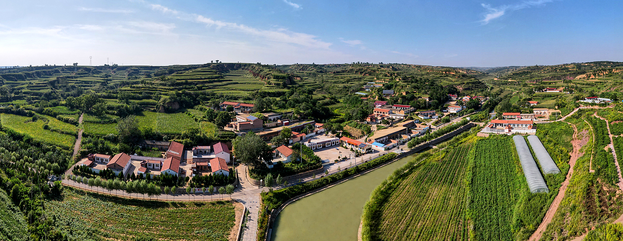 襄垣县西石村航拍