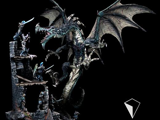 微缩场景——猎龙（个人主页-ZNDgyMTY4NTY=） - 手办/模玩 - 站酷设计师微匠工作室原创素材 - 站酷ZCOOL