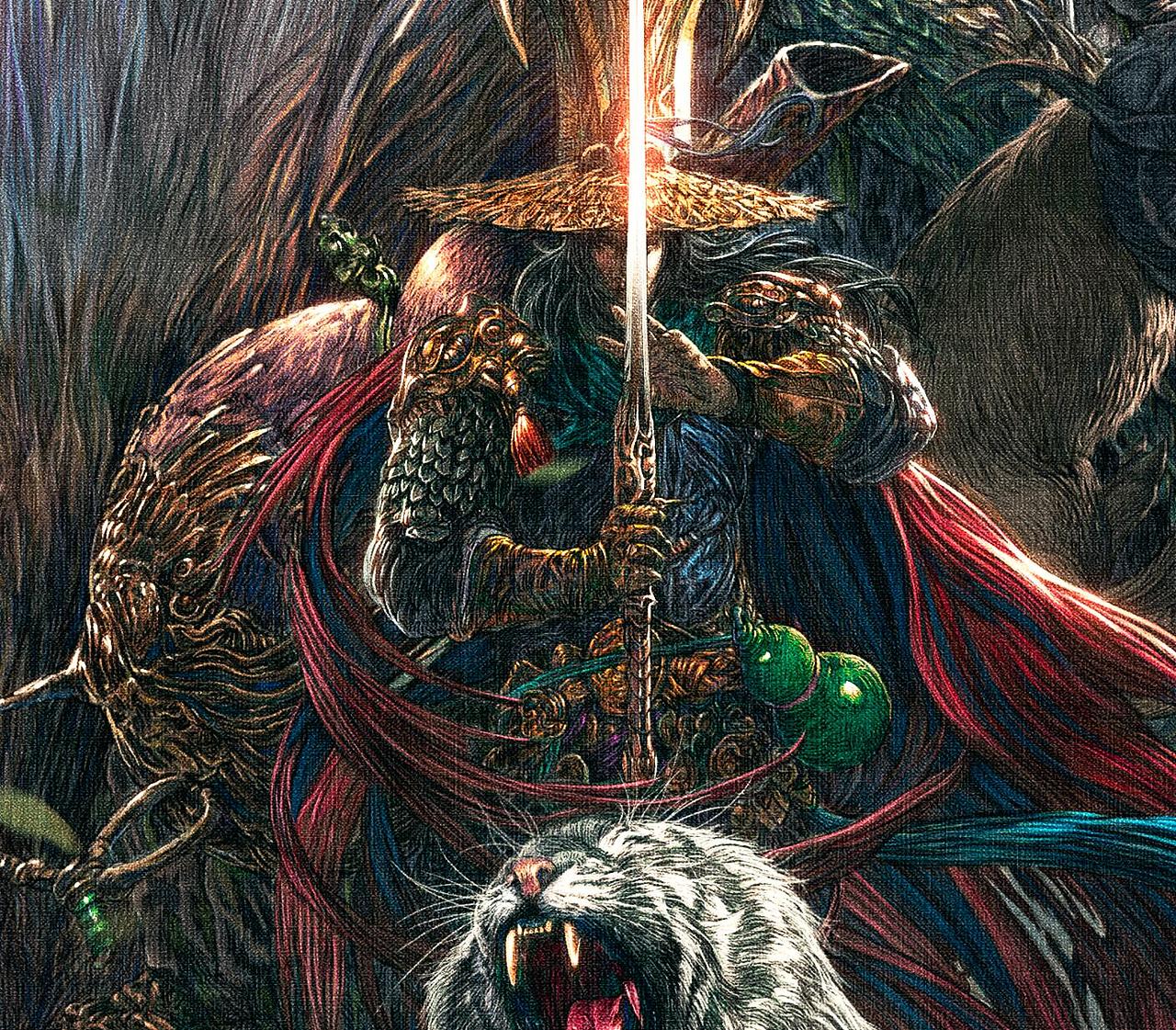 《山海秘闻录》首款概念海报！（图ZODIyNDA0MzY=） - 海报 - 站酷设计师I大KI原创素材 - 站酷ZCOOL