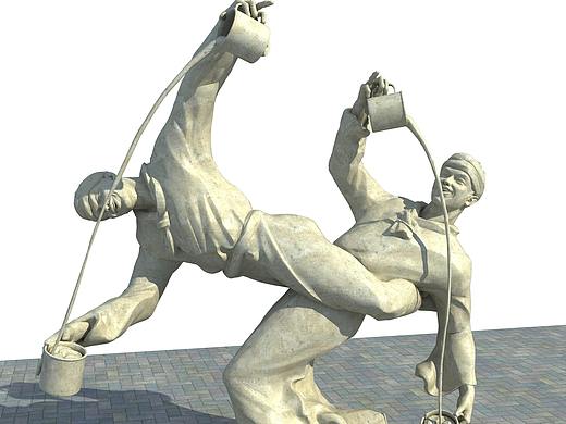 景观雕塑设计（个人主页-ZMzg0NDQ2MTY=） - 雕塑 - 站酷设计师袁果果原创素材 - 站酷ZCOOL