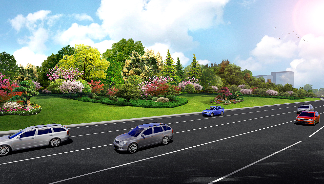 ps景观效果图 18年10月到6月毕业 #湘南学院#2018届