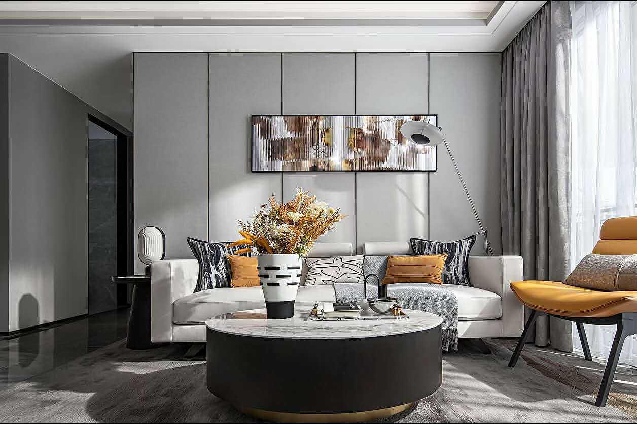 现代轻奢家装效果图案例