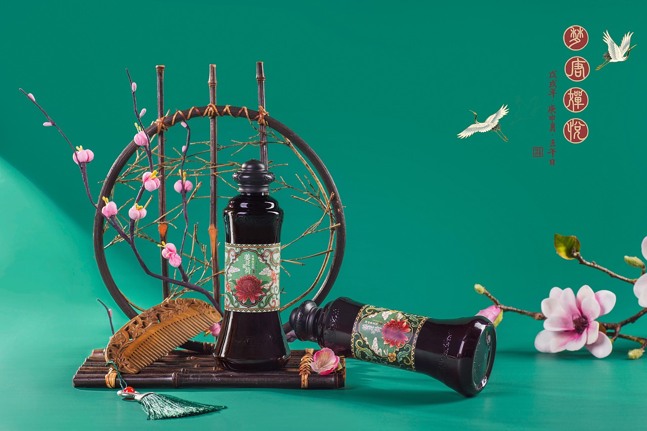 梦唐婵悦 i 中国风洗护产品拍摄