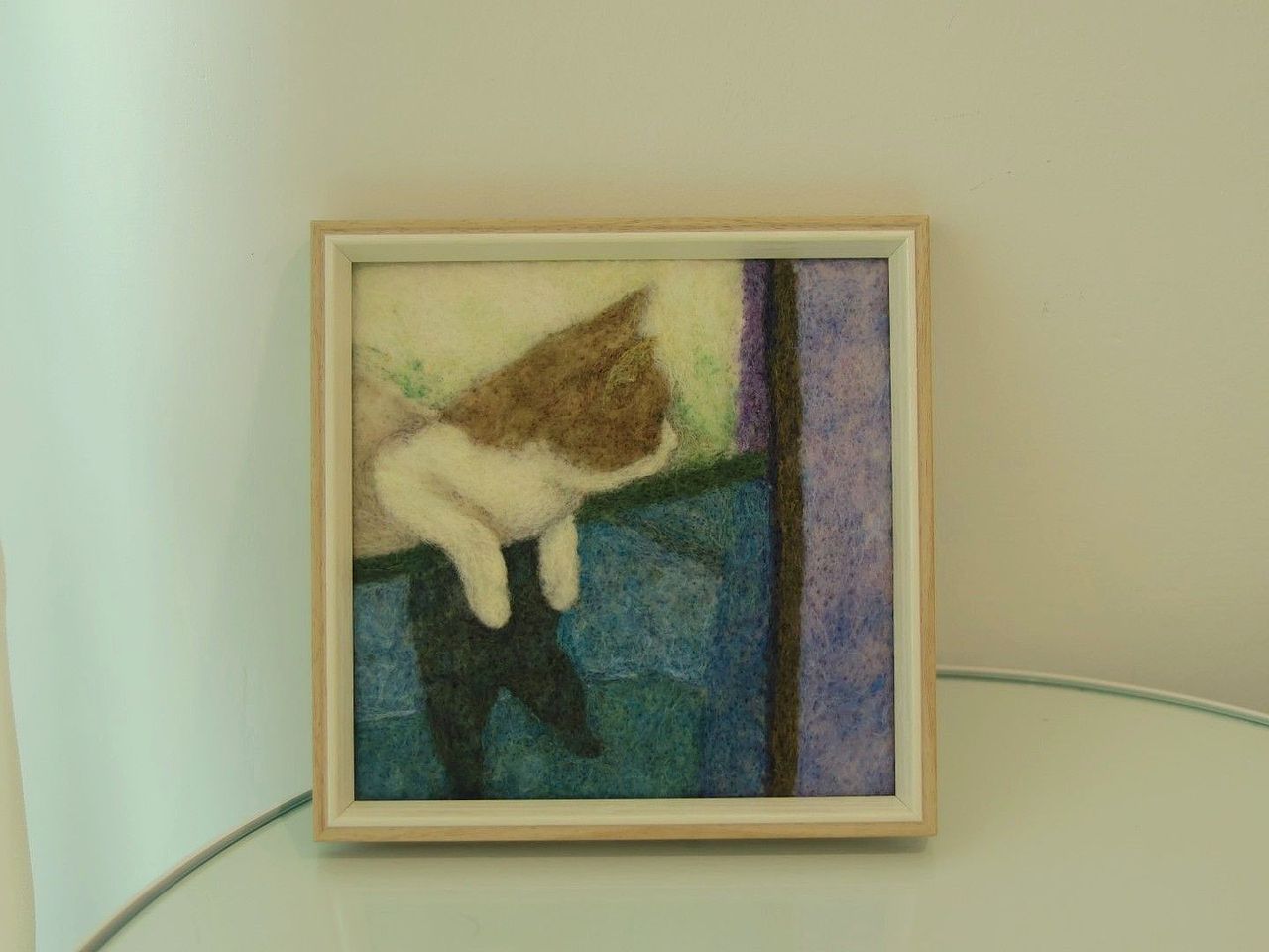 毛毡画 | 好奇小猫（图ZMzY3NTA1NjIw） - 绘画 - 站酷设计师Zita齐塔手作原创素材 - 站酷ZCOOL