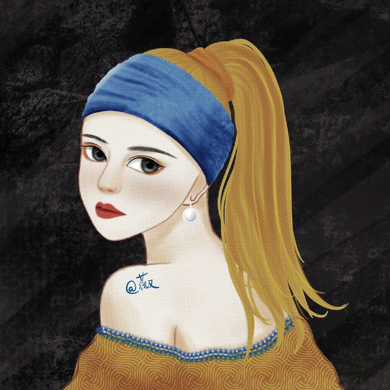 世界名画插画练习