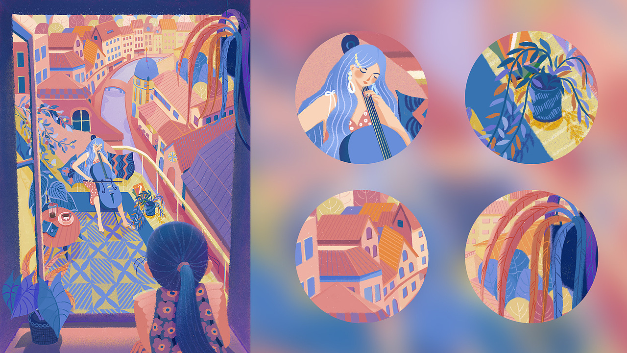 关冰川插画作品集 2021-2022（图ZMjk0NzU4NDY0） - 创作习作 - 站酷设计师关冰川原创素材 - 站酷ZCOOL