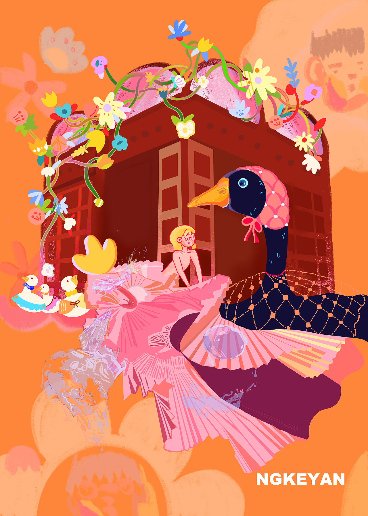 灿烂千阳（图ZMjEzOTE4NzY0） - 商业插画 - 站酷设计师KeyanNG原创素材 - 站酷ZCOOL